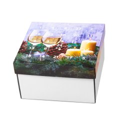 Adventní kalendář vín - potisk Sklenička se svíčkou