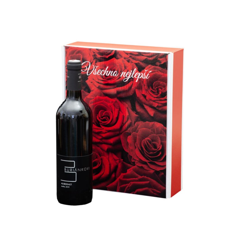 Velká sada vín - Růže - Všechno nejlepší - Barva vína: Bílé - sladké