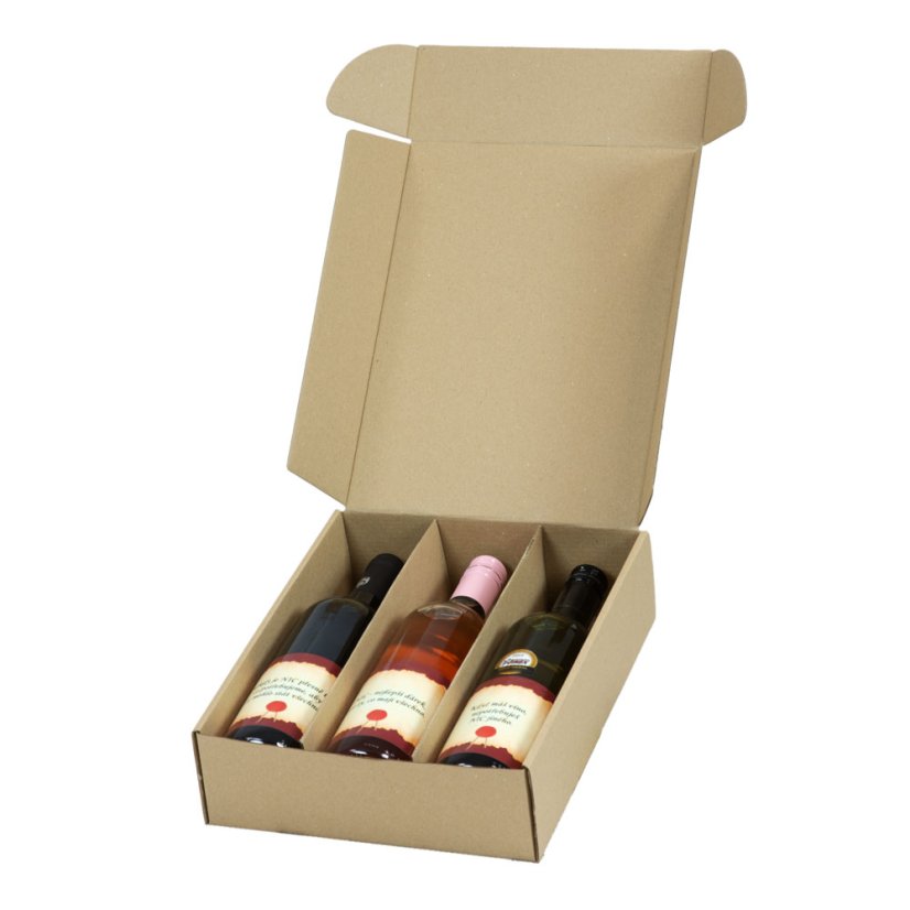 NIC – dárek s vínem pro ty, co nic nechtějí - malá sada  červená - Barva vína: Červené