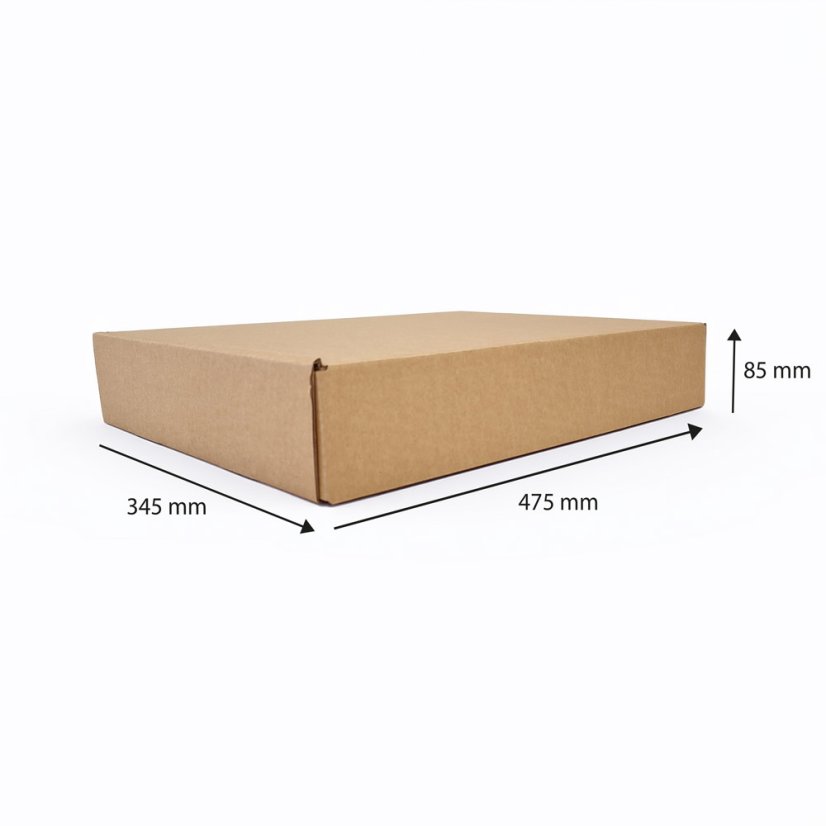 Dárkový box na 6 lahví vína KAZETA (6 x 0,75 l) bez proložky, hnědý