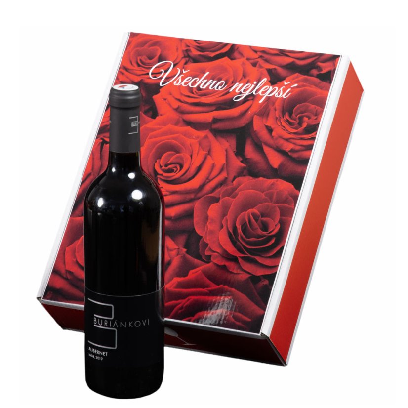 Velká sada vín - Růže - Všechno nejlepší - Barva vína: Bílé - sladké