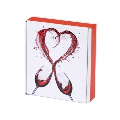 Malá sada vín se svíčkou pro zamilované