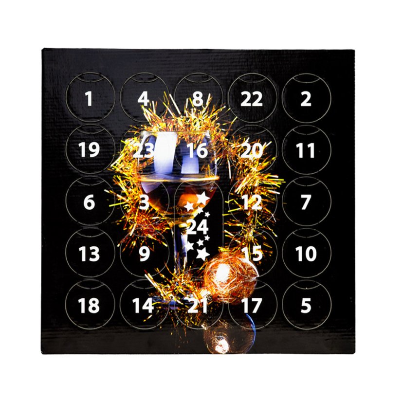 Adventní kalendář vín - Zlatá sklenička