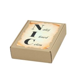 NIC – dárek s vínem pro ty, co nic nechtějí - velká sada černá