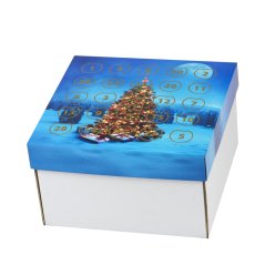 Velká vánoční dárková sada vín - potisk Stromeček