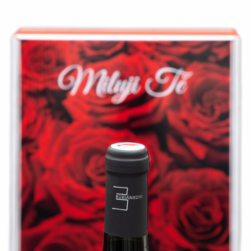 Velká sada vín - Růže - Miluji Tě - Barva vína: Bílé - suché