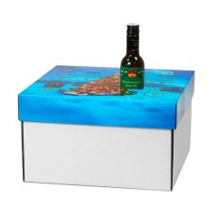 Adventní kalendář vín - potisk Vánoční stromeček