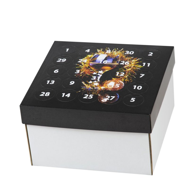 Velká vánoční dárková sada vín - potisk Sklenička