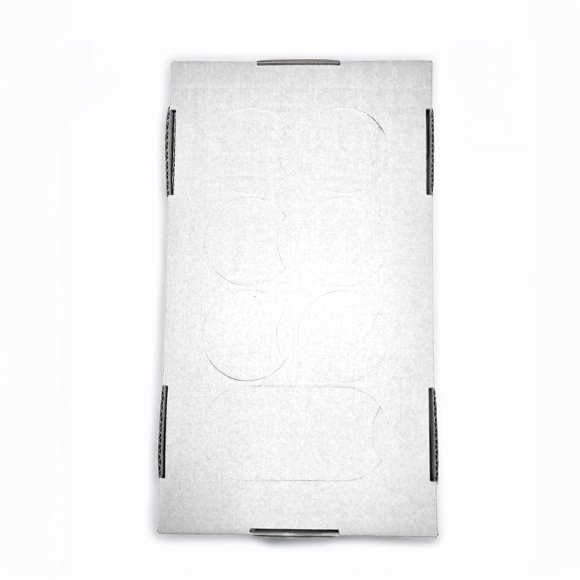 Dárkový box na 8 lahví vína s proložkou (8 x 0,25 l) bez lahví, bílý