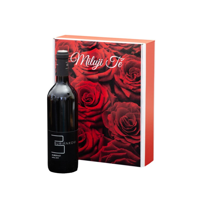 Velká sada vín - Růže - Miluji Tě - Barva vína: Bílé - suché