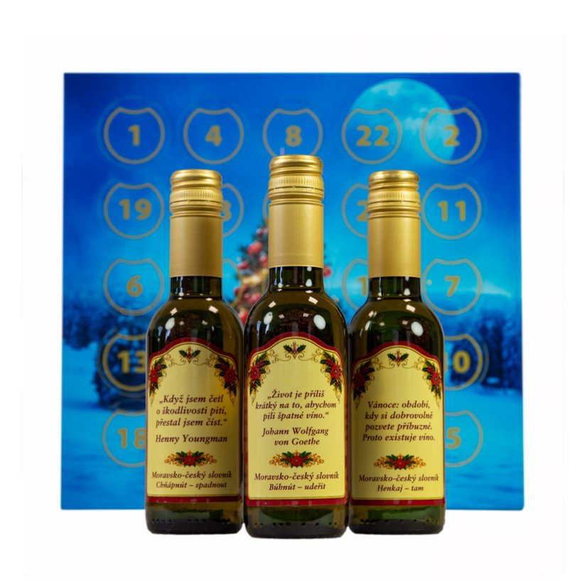 Adventní kalendář vín - Vánoční stromeček