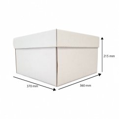 Dárkový box na 25 lahví vína s proložkou (25 x 0,25 l) včetně lahví, bílý