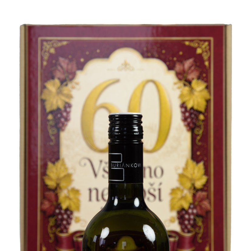 Velká sada vín k 60. narozeninám - Varianta sady: Sladká bílá vína