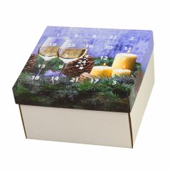 Adventní kalendář vín - Sklenička se svíčkou