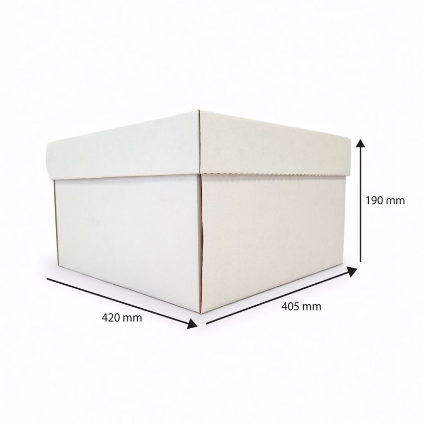 Dárkový box na 25 lahví vína s proložkou (25 x 0,2 l) bez lahví, bílý