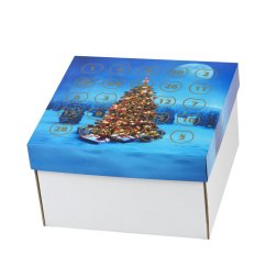 Velká vánoční dárková sada vín - potisk Stromeček