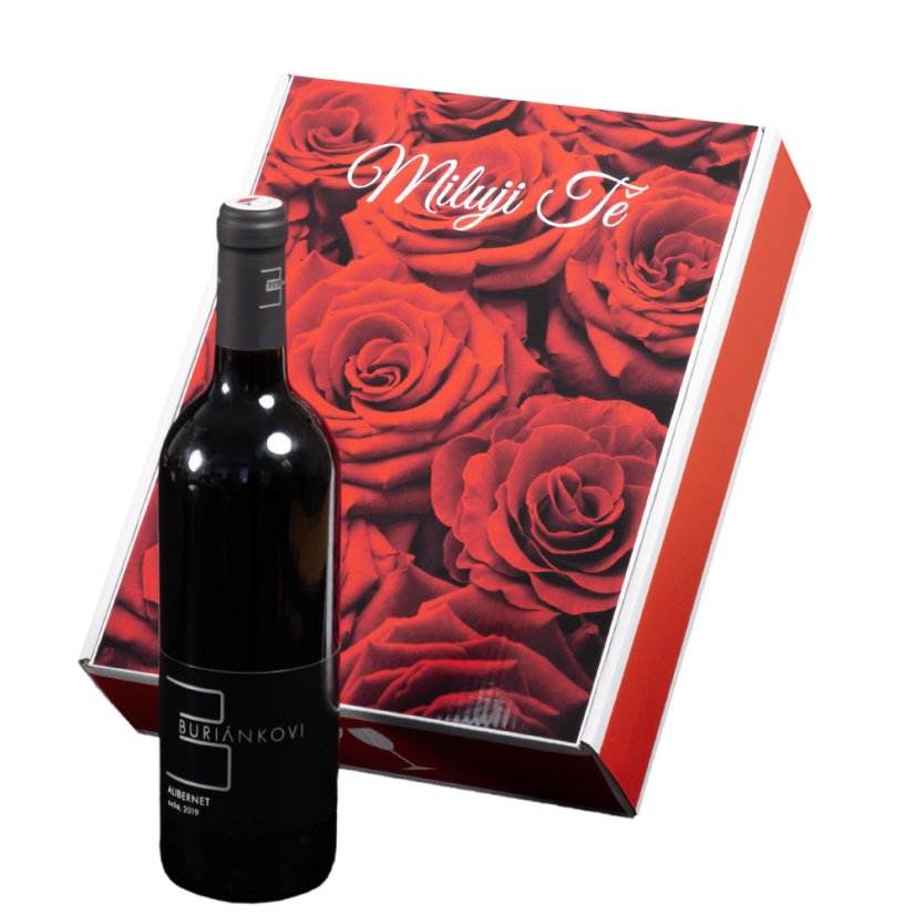 Velká sada vín - Růže - Miluji Tě - Barva vína: Bílé - suché
