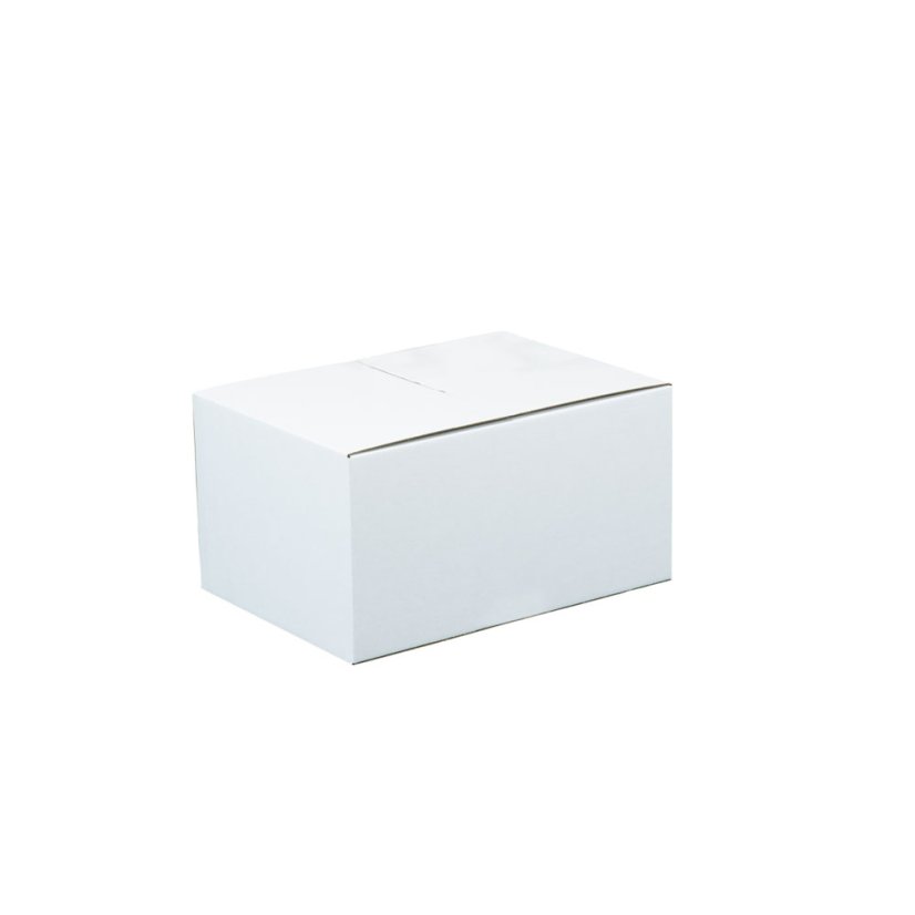 Krabice na 6 láhví vína s proložkou, 315x235x170 mm, bílá