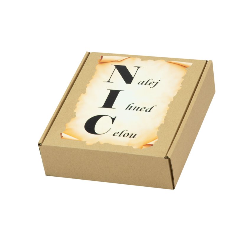 NIC – dárek s vínem pro ty, co nic nechtějí - malá sada černá - Barva vína: Bílé - suché