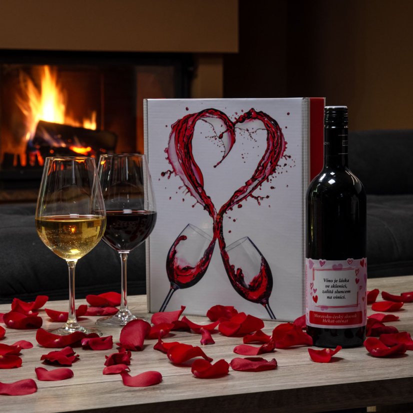 Velká sada vín pro zamilované - Barva vína: Bílé - sladké