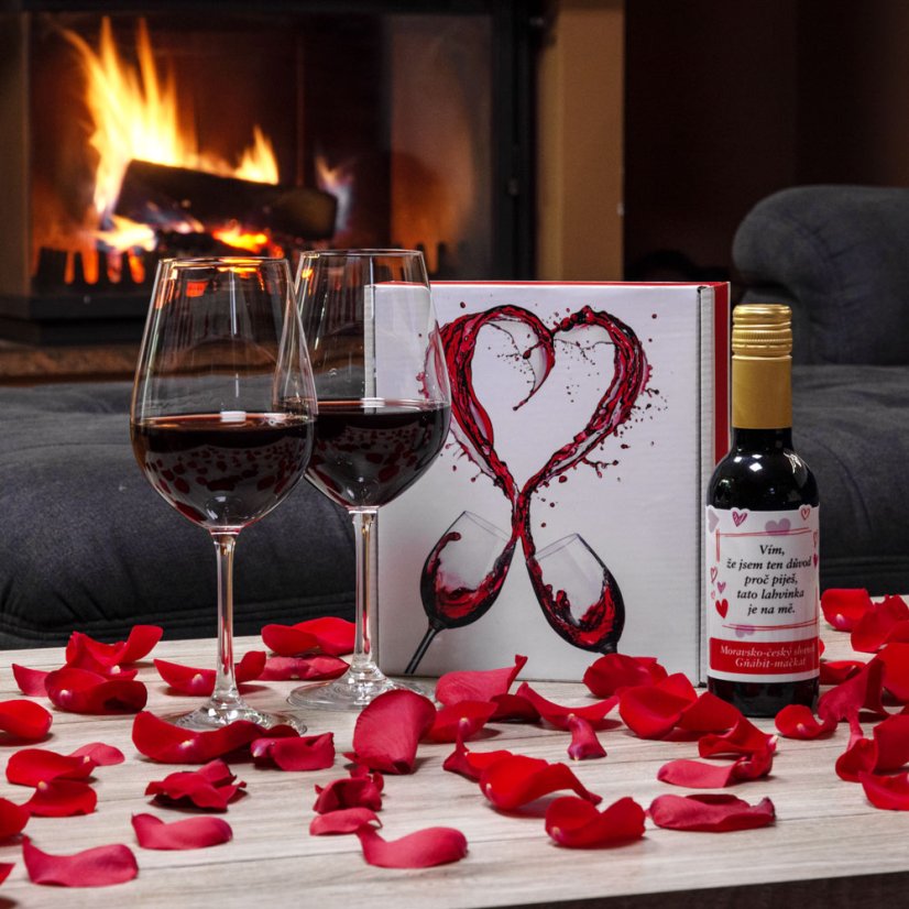 Malá sada vín pro zamilované - Barva vína: Bílé - sladké