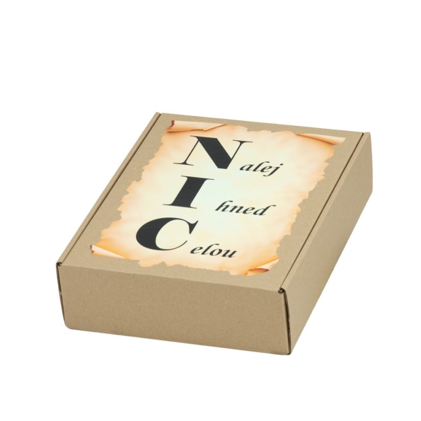 NIC – dárek s vínem pro ty, co nic nechtějí - velká sada černá - Barva vína: Kombinace barev