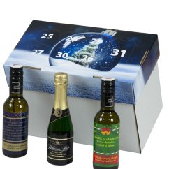 Malá vánoční dárková sada vín - Baňka