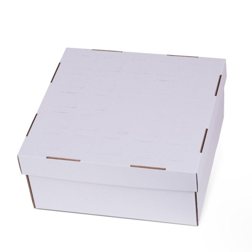 Box na adventni kalendář bílý b