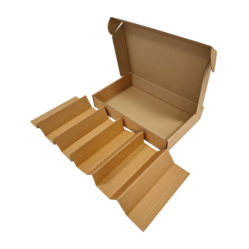 Speciální dárková edice Růže XXL – Kolekce 6 vín - Barva boxu: Hnědý box